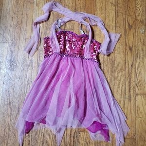 Pink dress/figuring skating dress